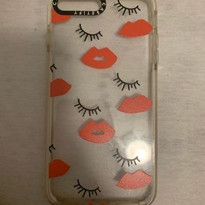 Casetify iPhone Case (Eyes and Lips)